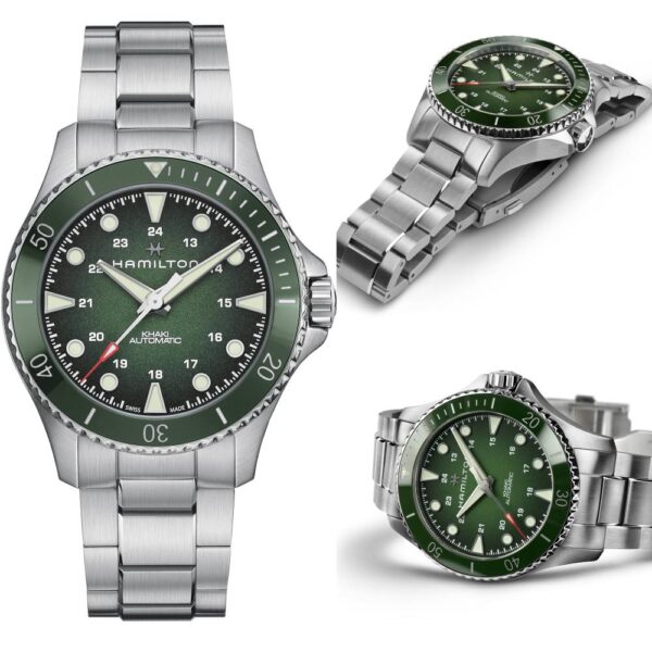 Hamilton Khaki Navy Scuba Verde H82525160 - immagine 2